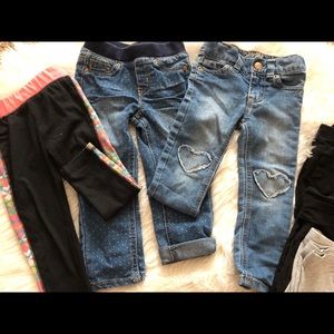 6- 2T jeans and bottoms